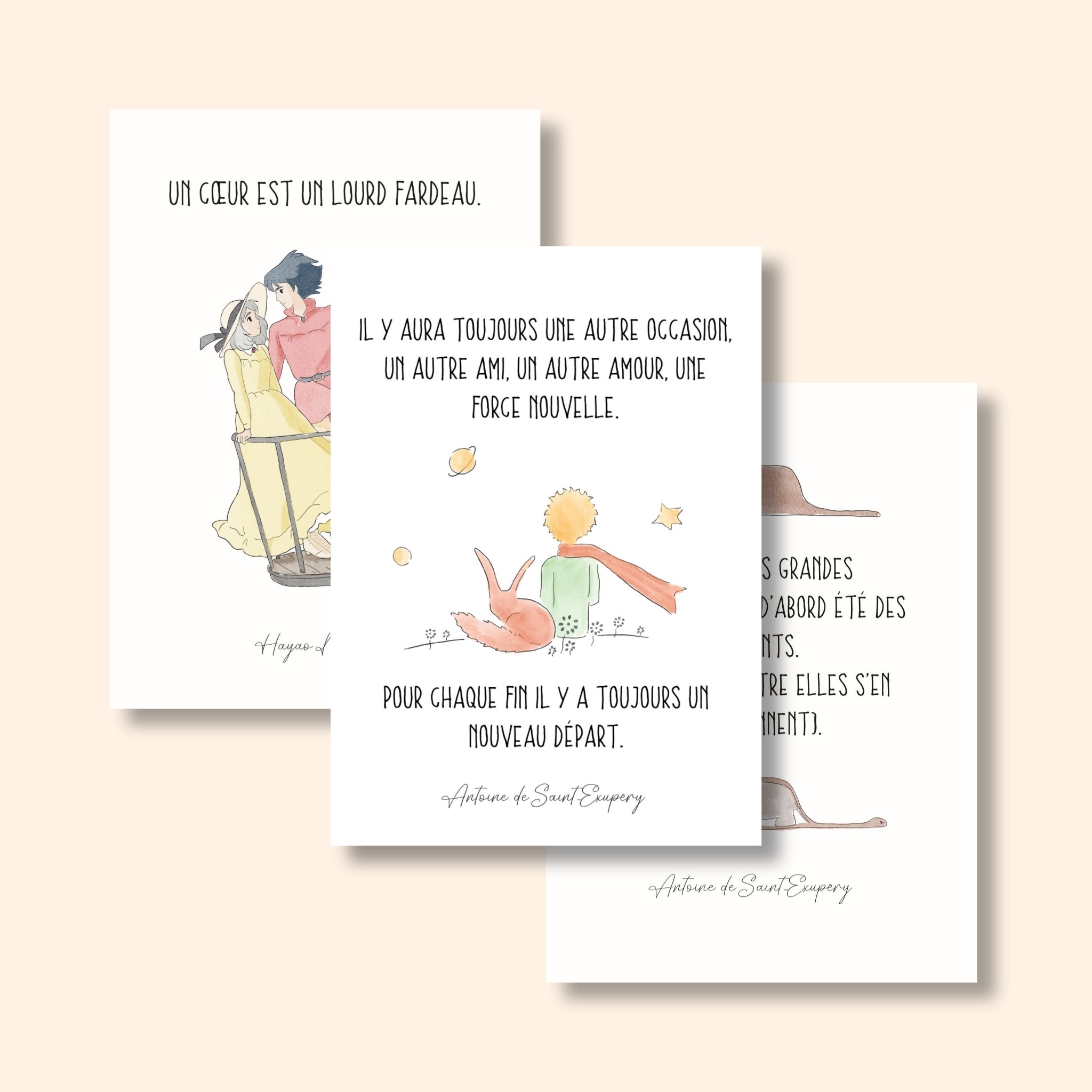 Affiches citations