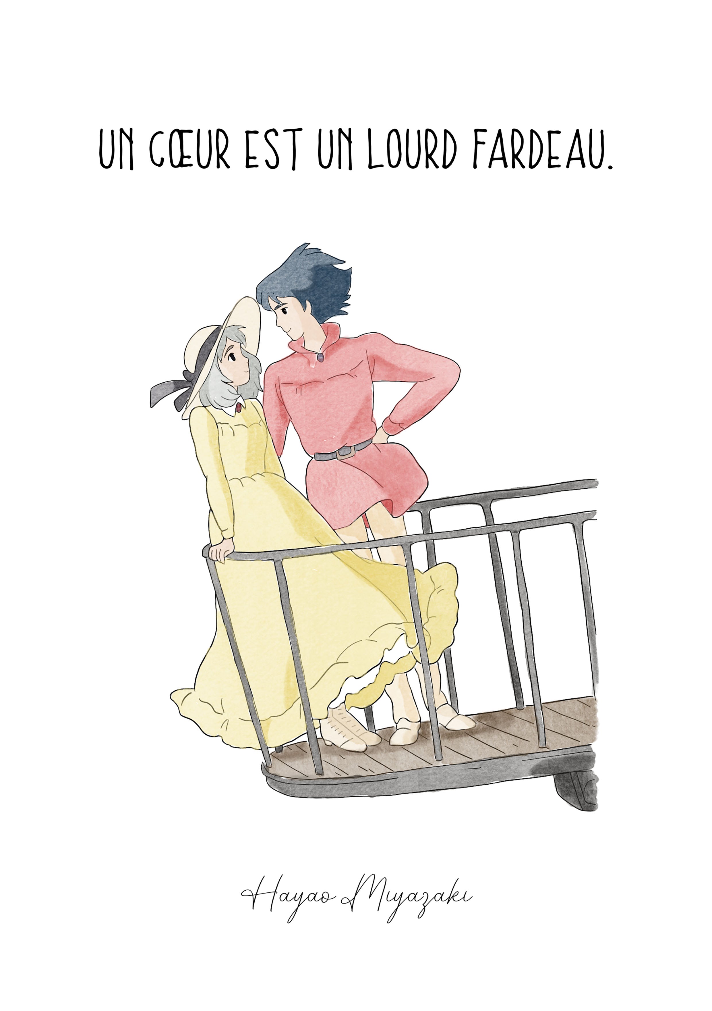 Affiche citation Le château ambulant