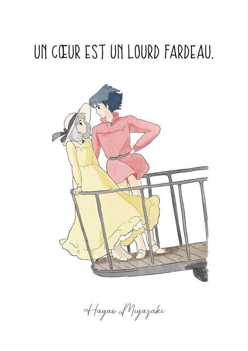 Affiche citation Le château ambulant