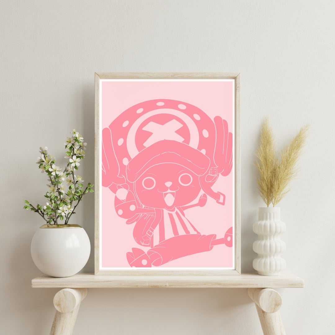 Affiche colorée Chopper