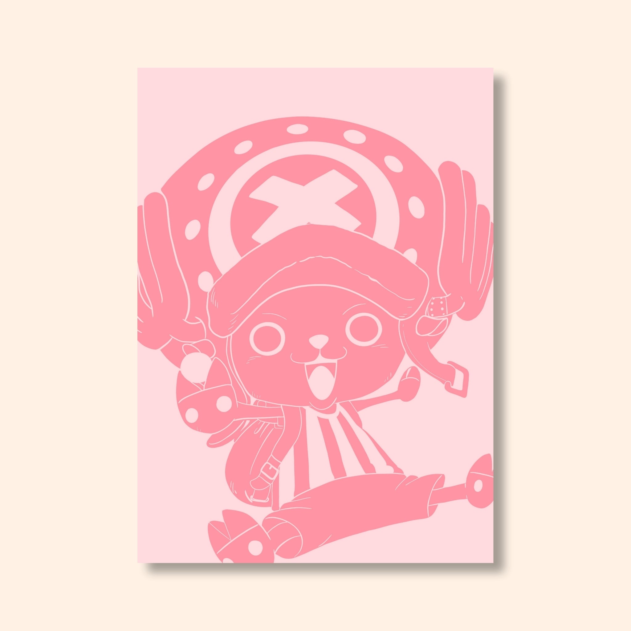 Affiche colorée Chopper
