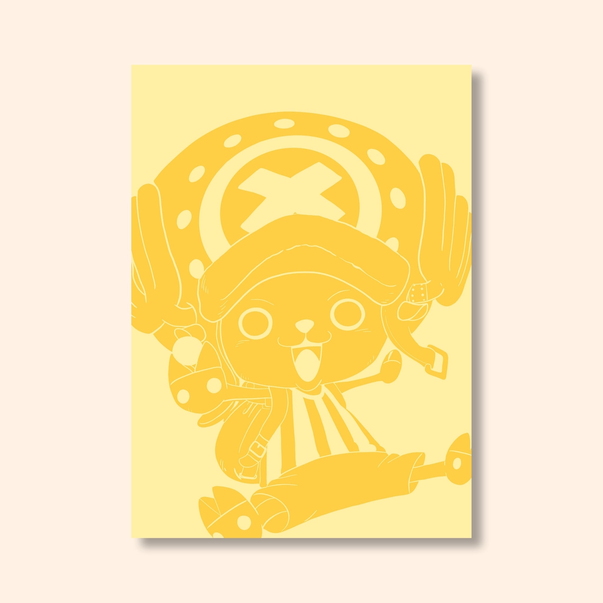 Affiche colorée Chopper