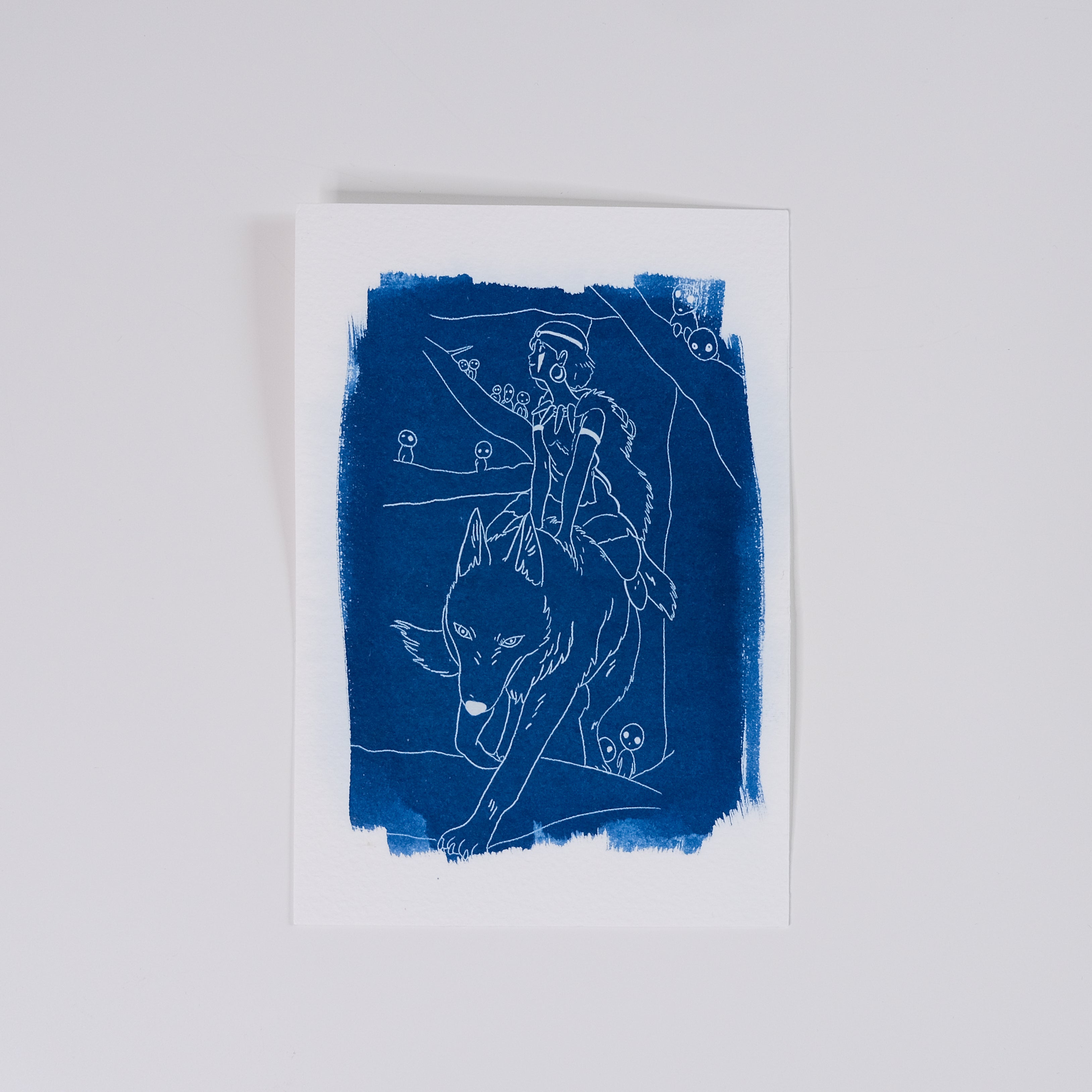 Cyanotype Princesse Mononoke