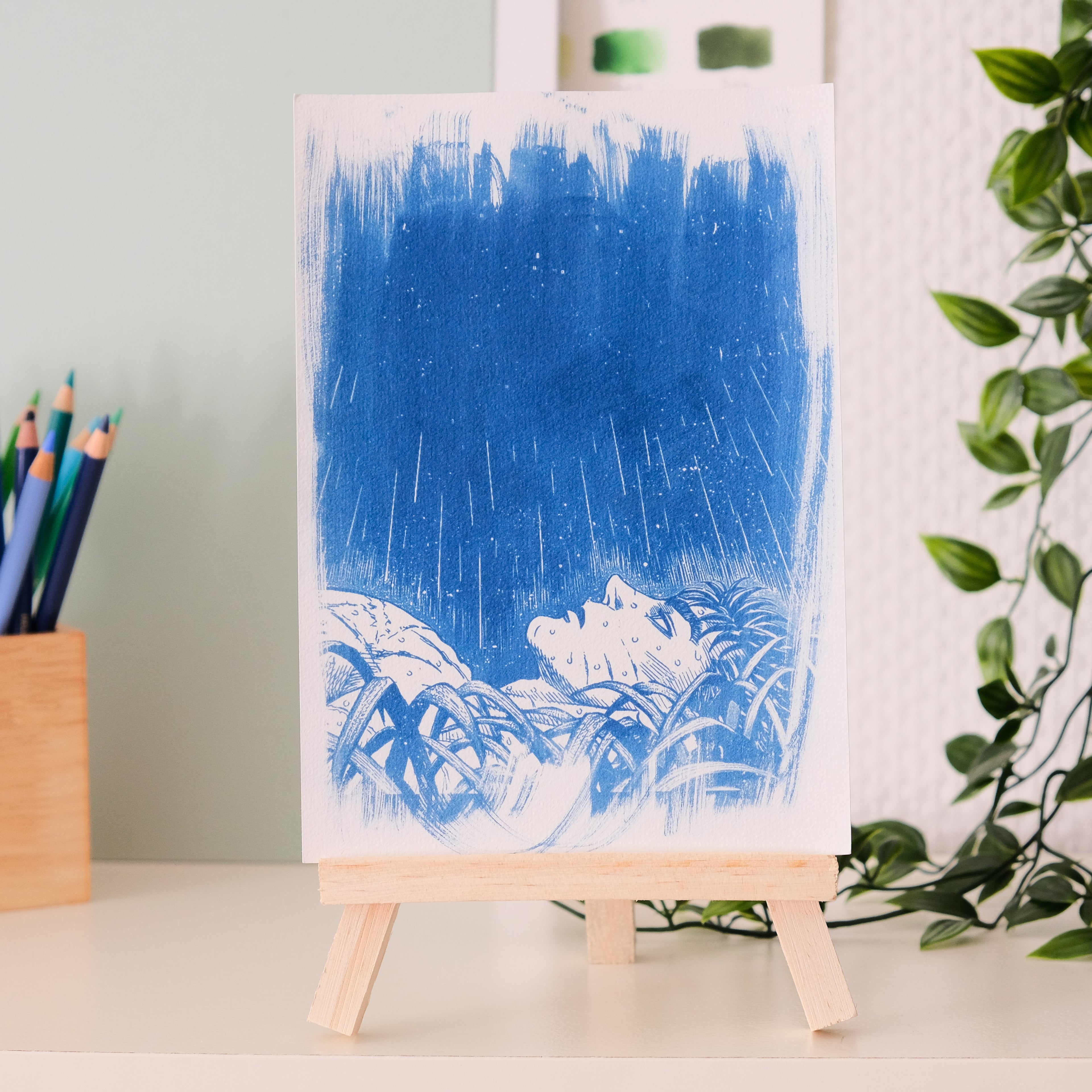Cyanotype Berserk Guts