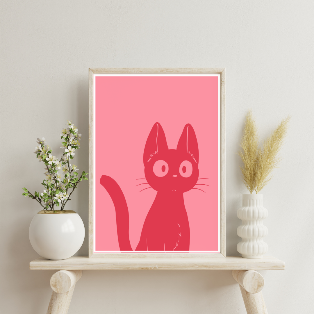 Affiche colorée Jiji