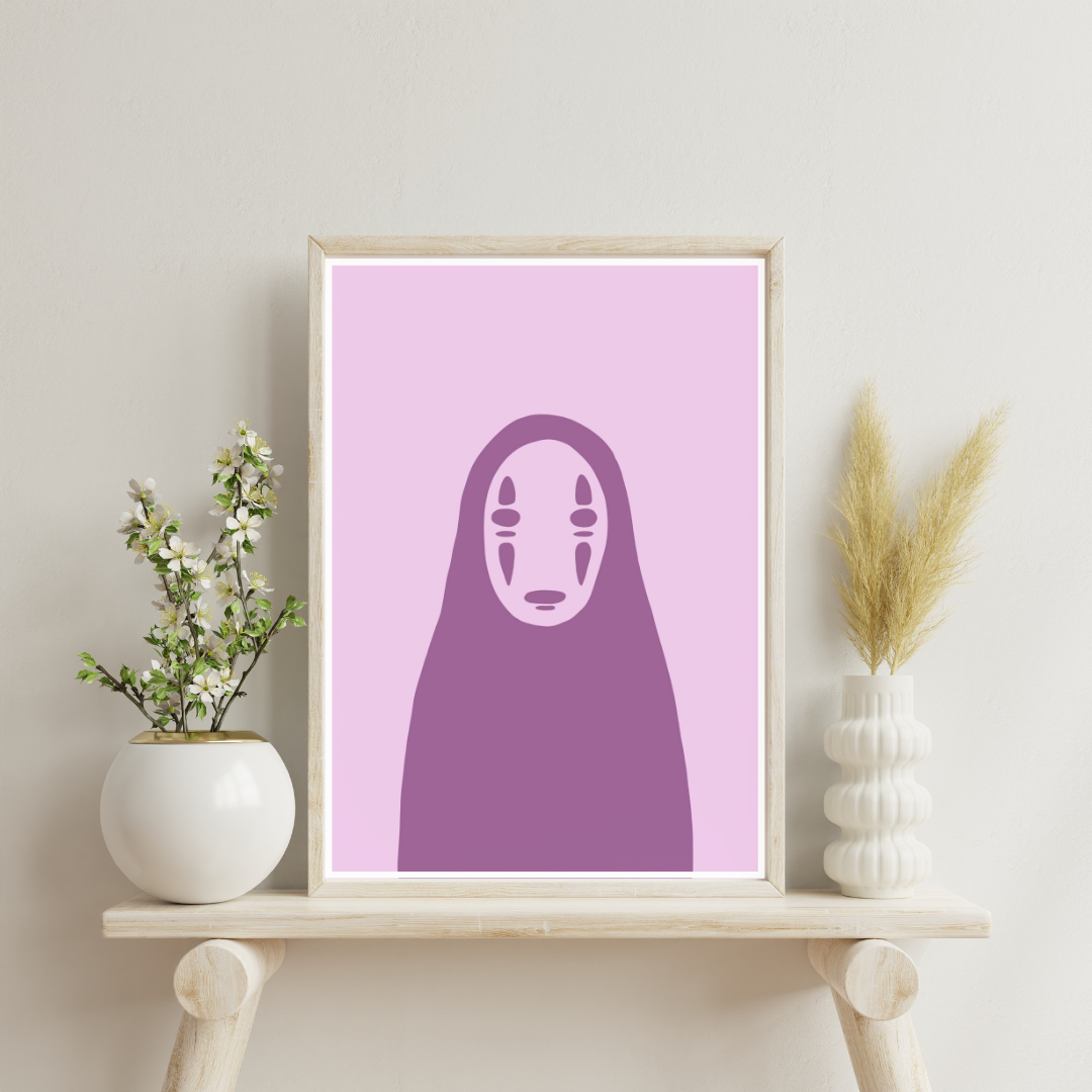 Affiche colorée Sans visage