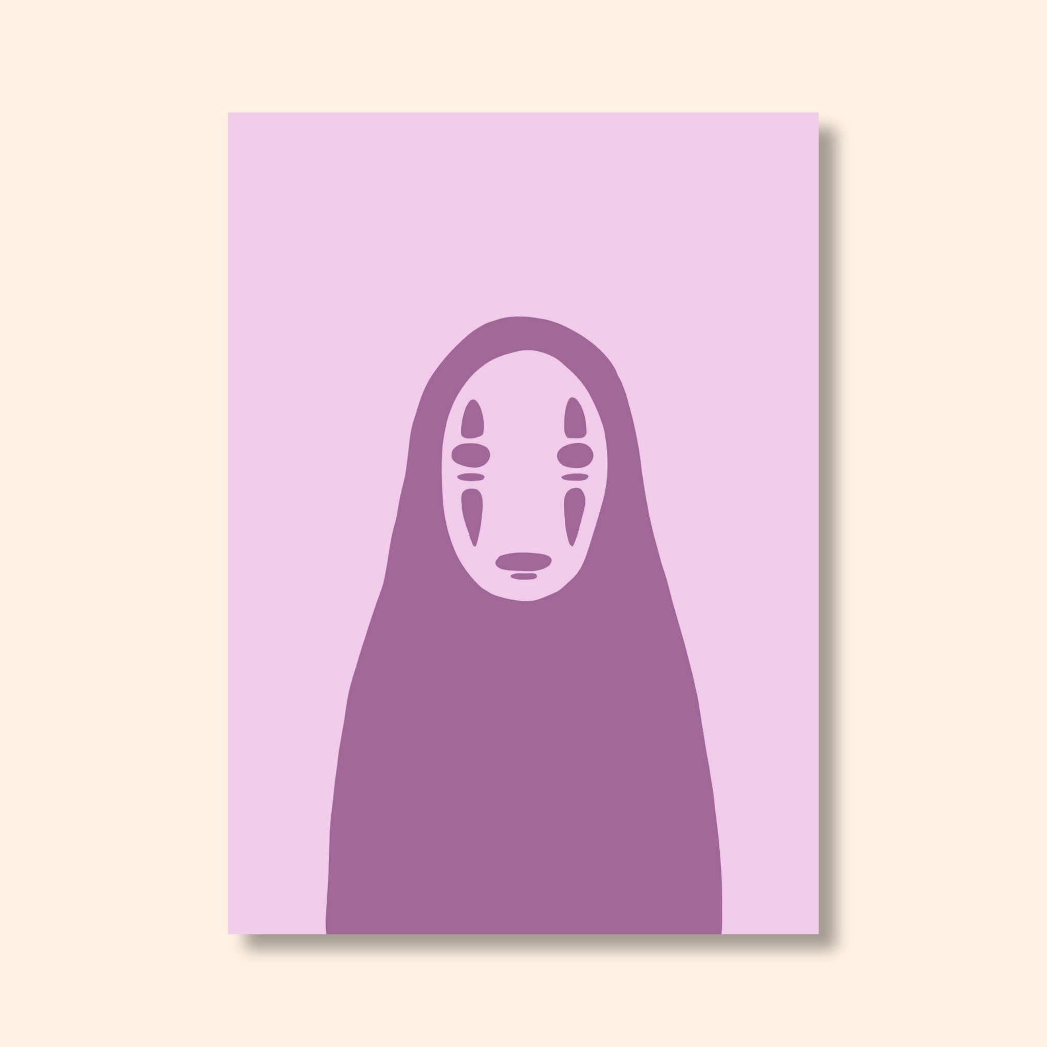 Affiche colorée Sans visage