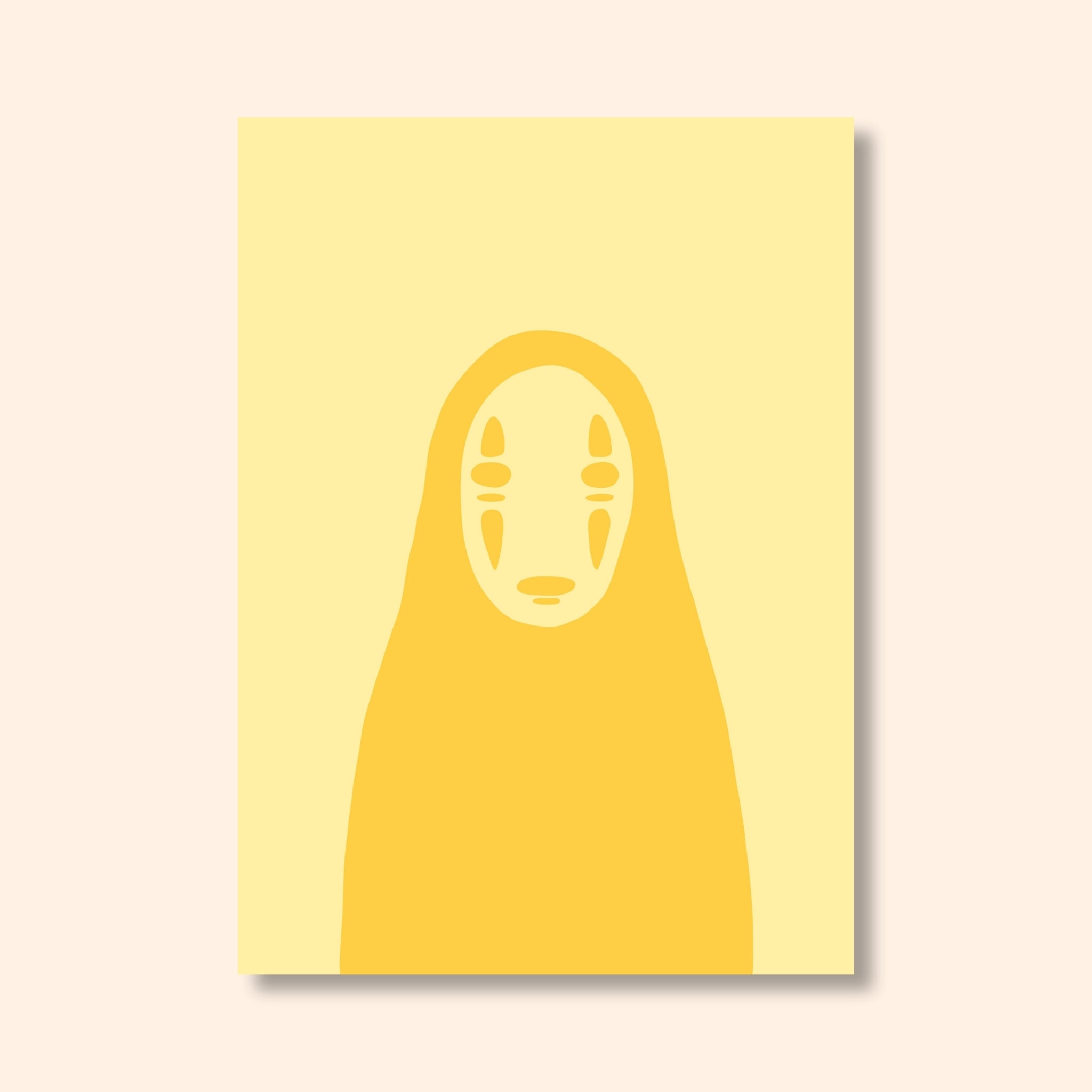 Affiche colorée Sans visage