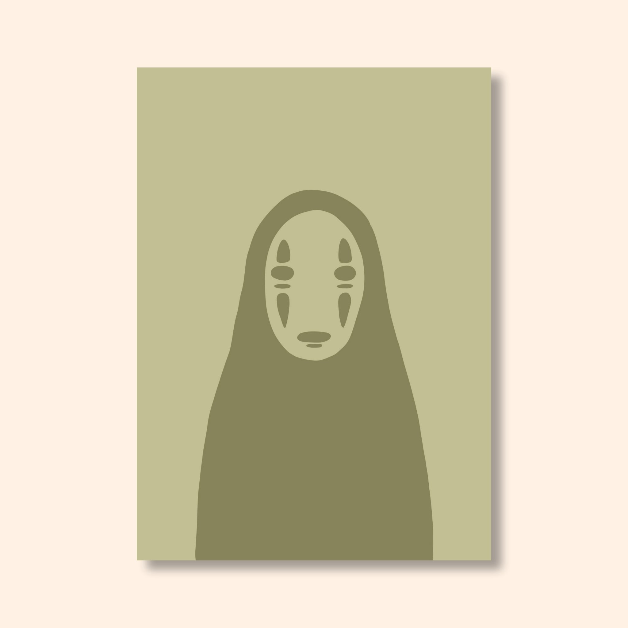 Affiche colorée Sans visage