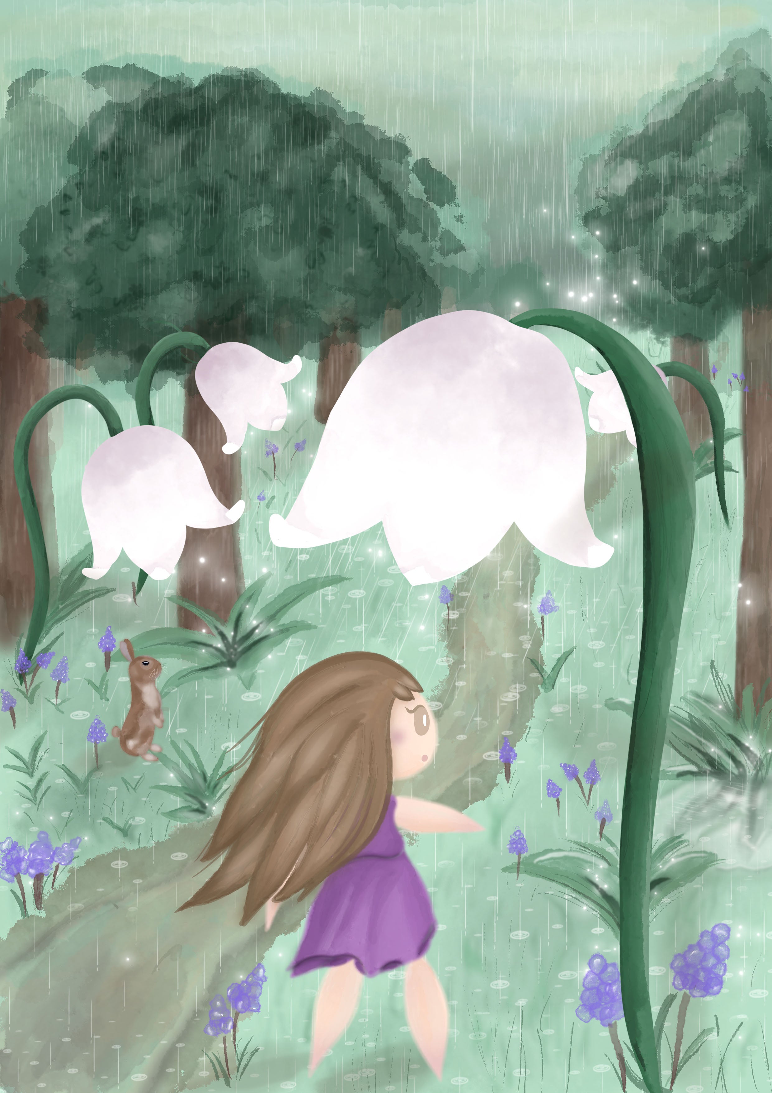 Affiche Sous le pluie