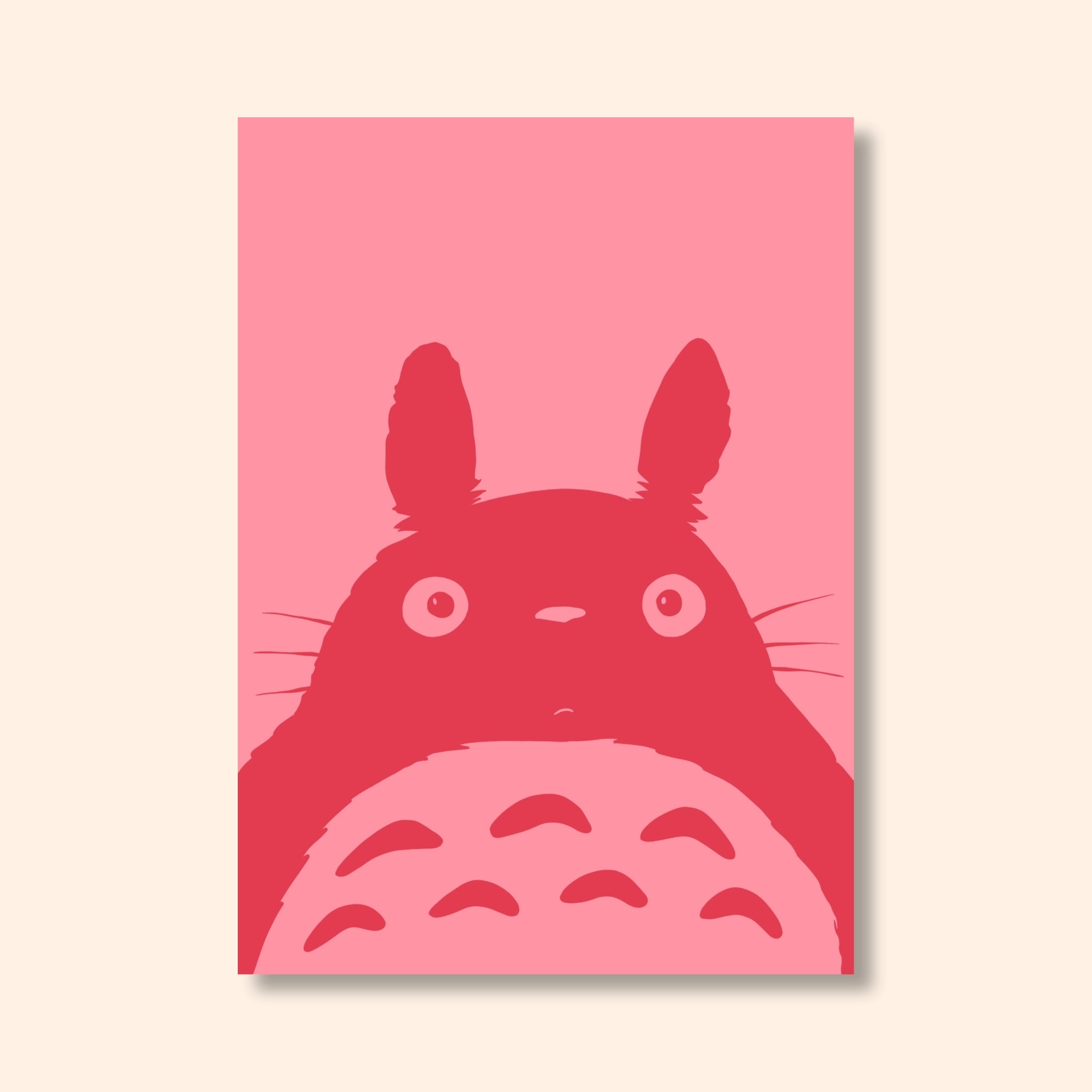 Affiche colorée Totoro