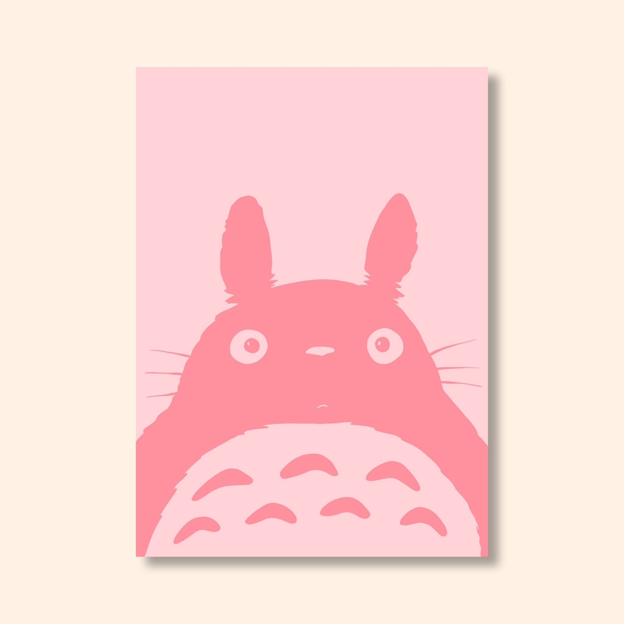 Affiche colorée Totoro