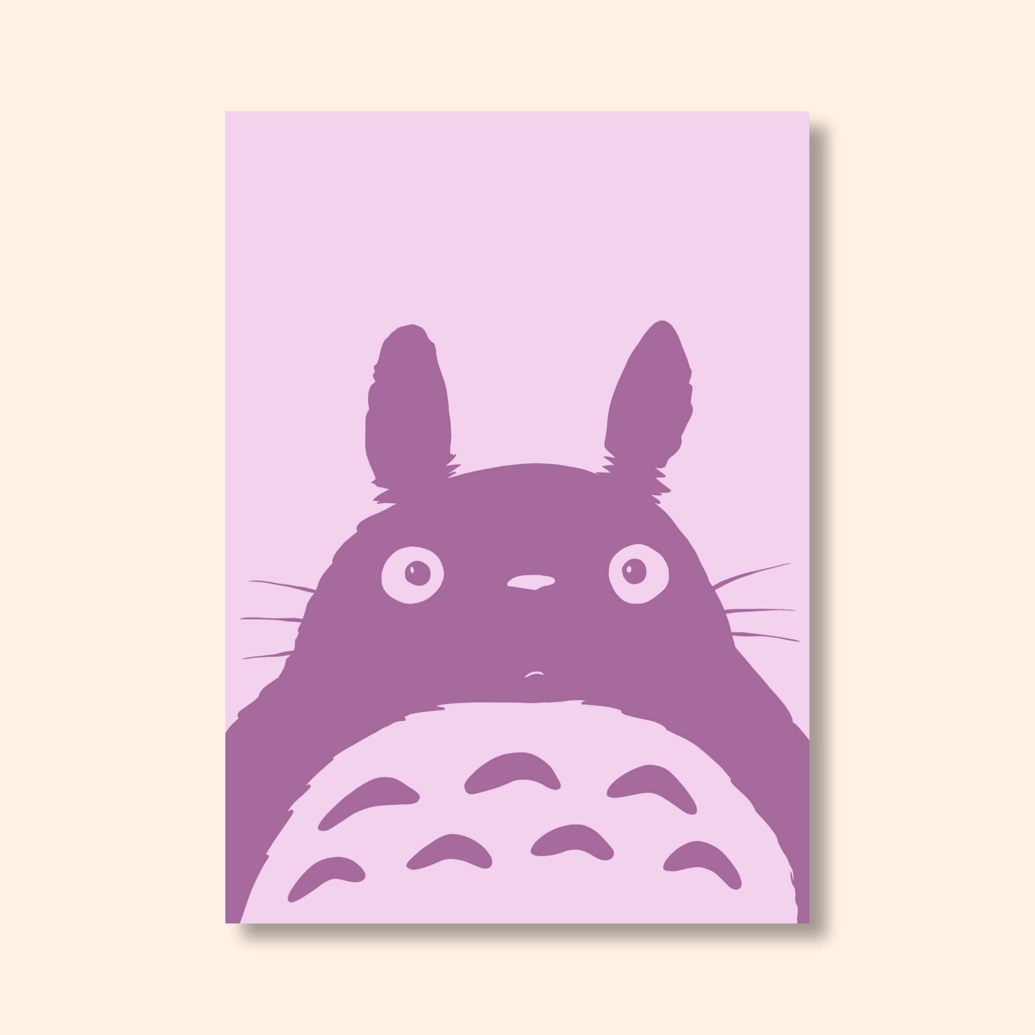 Affiche colorée Totoro