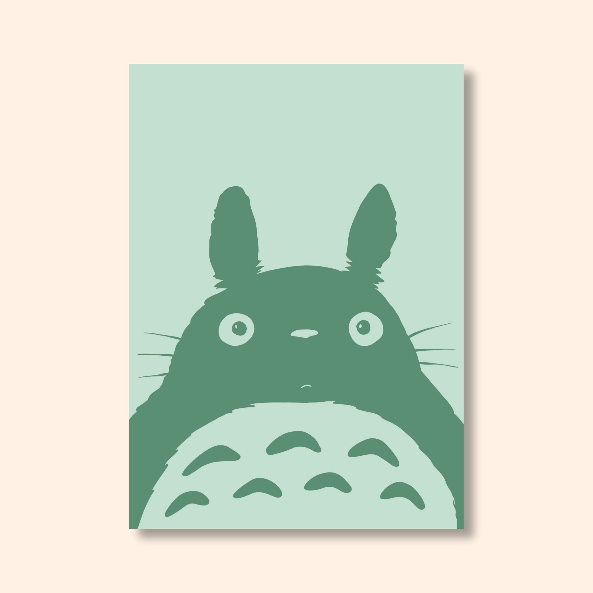 Affiche colorée Totoro