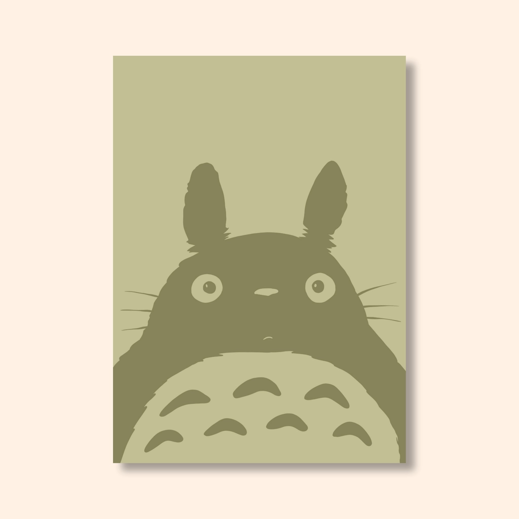 Affiche colorée Totoro